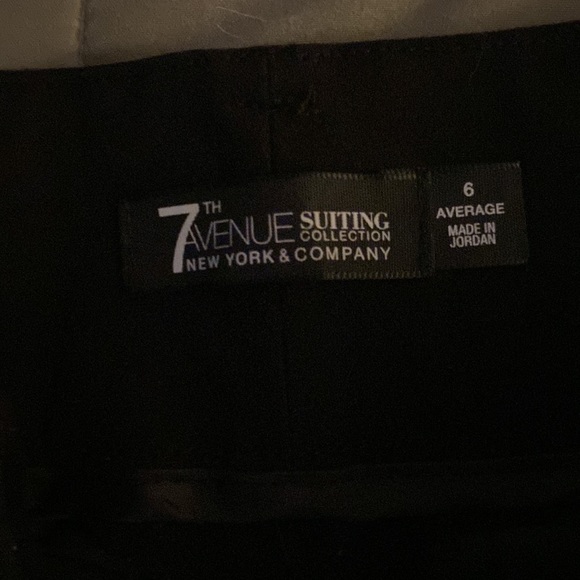 Women’s New York and company black dress pants size 6 - Picture 3 of 7